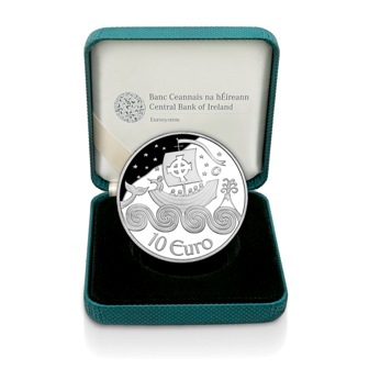Central-Bank-Of-Ireland-Issues-Saint-Brendan-�10-Coin